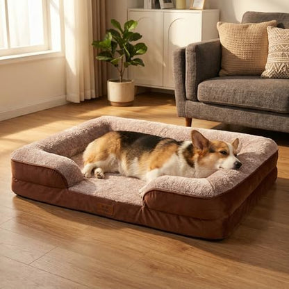 Orthopedic Dog Beds Large Sized Dog, Memory Foam Dog Bed Couch, 36"L - Image 2