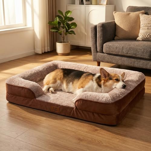 Orthopedic Dog Beds Large Sized Dog, Memory Foam Dog Bed Couch, 36"L - Image 2