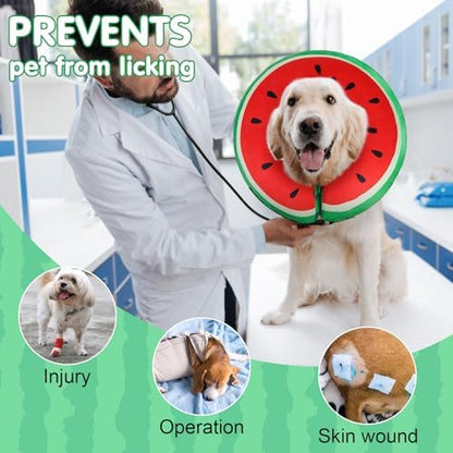 BEAUTYZOO Dog Cone Collar Alternative After Surgery,Pet Neck Donut E‑Collar - Image 4
