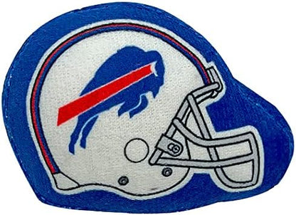 Best Plush CAT Toy - NFL Buffalo Bills Complete Set of 3 Piece Cat Toys Filled with Fresh Catnip. Includes: 1 Helmet Cat Toy, 1 Football Cat Toy with Feathers & 1 Beer Bottle. Beautiful Team Logos - Image 3