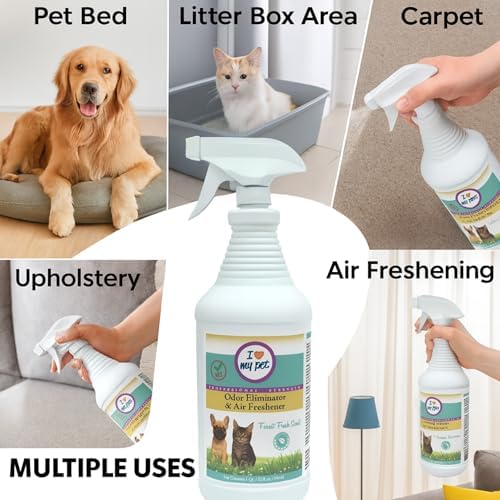 I Love My Pet Odor Eliminator Spray, Large 32 oz, Forest Fresh Scent - Image 3