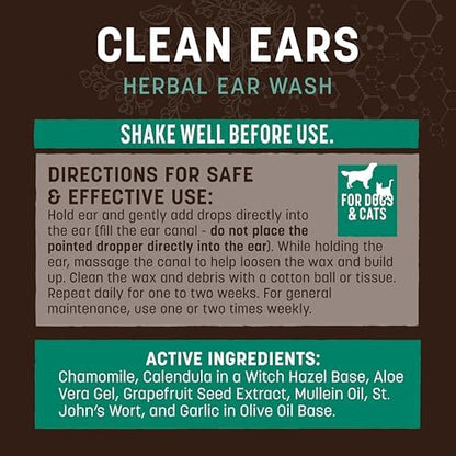 Earth Animal Apothecary - Herbal Ear Wash Cleanser for Pets - 4 fl oz - Image 4