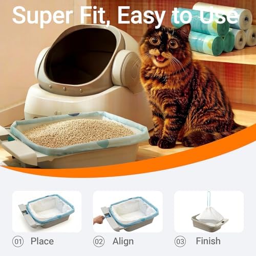 Automatic Cat Litter Box Liners 120 CT Compatible with Neakasa PetPivot - Image 6