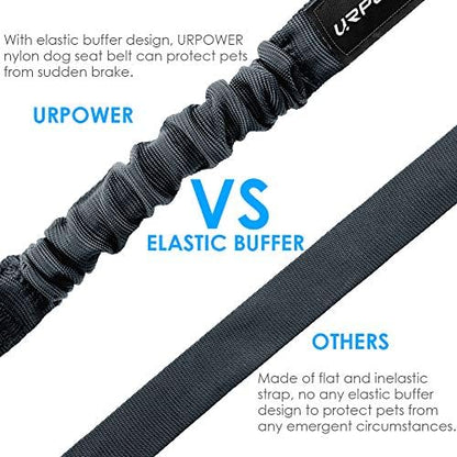 URPOWER Retractable Dog Seat Belt, Adjustable Safety Belt, 2 Pack - Image 4