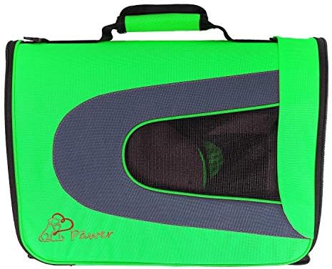 Pawer 18” x 11”x 11” Soft-Sided Foldable Airline Approved Pet Carrier for Cat, Puppy and Small Dog, Washable 600D Oxford Fabric, with Handle and Strap for Carry, Multiple Colors Available - Image 3