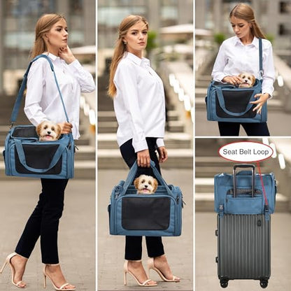 EliteField Deluxe Soft Pet Carrier for Cats and Dogs (3-Year Warranty) - Image 3