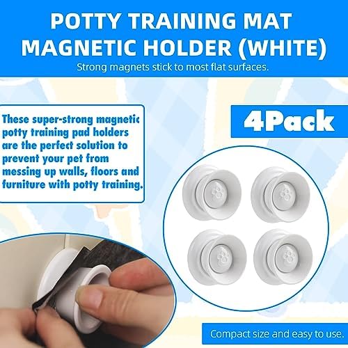 Potty Training Pad Magnetic Holder for Any Size of Puppy Pee Pad - Image 2