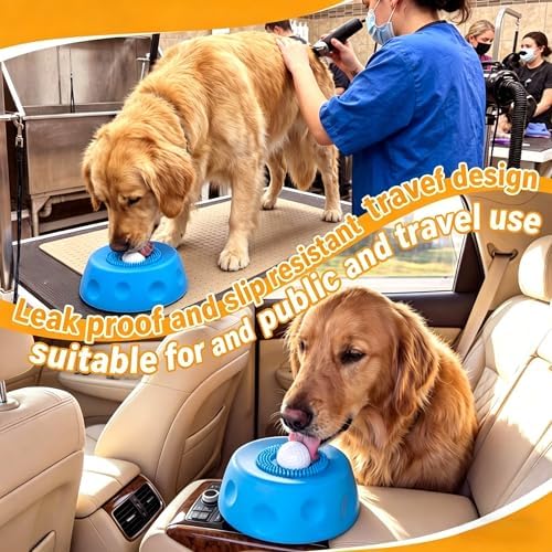 BPA Free Rolling Ball Slow Feeding and Licking Bowl Feeding and Care kit - Image 4