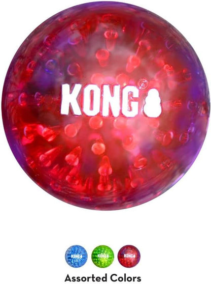 KONG Company 38749422: Squeezz Geodz Squeaker Ball Dog Toy, Lg