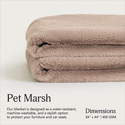 UnHide Lil’ Marsh Pet Blanket, Extra Soft Faux Fur, Washable Dog Blanket - Image 2