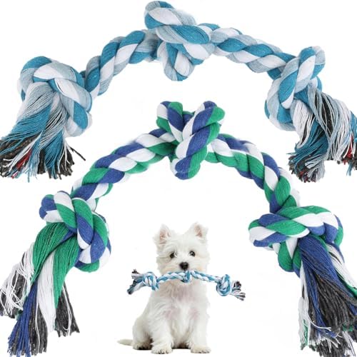 SZEE Dog Rope Toy 2-Pack, Rope Toys for Dogs, Suitable for Small Breeds by SZEE