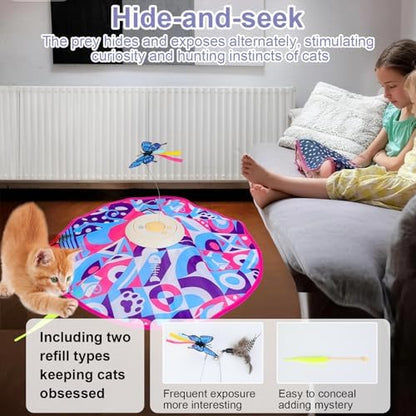 Interactive Cat Toys for Indoor Cats, Kitten Toys for Indoor Kittens,Pink - Image 3