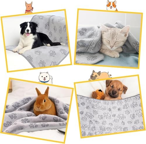 Dog Blankets for Medium Dogs, Cat, Premium Soft Dog Blankets for Small Dog - Image 3