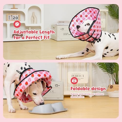 Avont Soft Dog Cone Drawstring, Snap-in, Waterproof, Anti-Lick, Foldable - Image 2