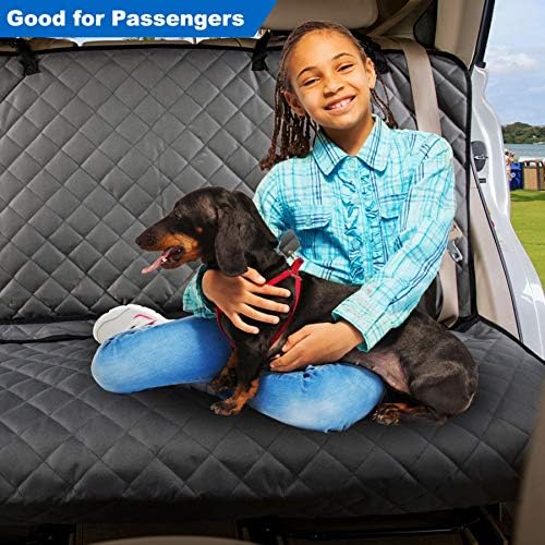 VIEWPETS Bench Car Seat Cover Protector, Waterproof Heavy-Duty, Grey - Image 4