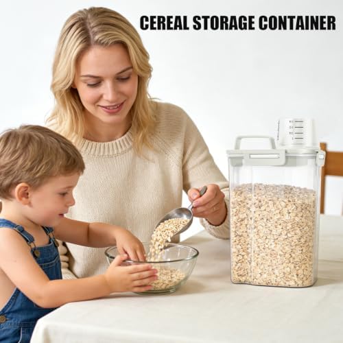 2 Pack 3 Lbs Pet Dog Cat Bird Seed Food Storage Containers for Travel Beige - Image 7