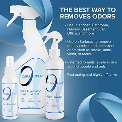 Zero Odor - Multi-Purpose Strong Odor Eliminator for Home, Office, Car, Bathroom, Hotel, Room Deodorizer, and Odor Neutralizer Kit - Image 4