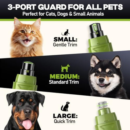 Whisper-Quiet Dog Nail Grinder 50%More Power for Sensitive Dogs,Cat - Image 6