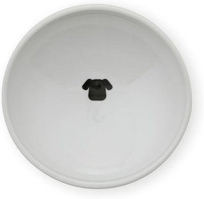 Necoichi Raised Dog Food Bowl, Elevated, for Dogs and Cats, Pets Feeding Feeder Non-Slip for Small Dogs Dishwasher and Microwave Safe, No.1 Seller in Japan! (Dog, Extra Wide Tilted)