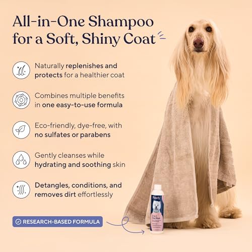 Pawfy 5 in 1 Dog Shampoo and Conditioner for Itchy Skin (Oatmeal & Aloe) - Image 2