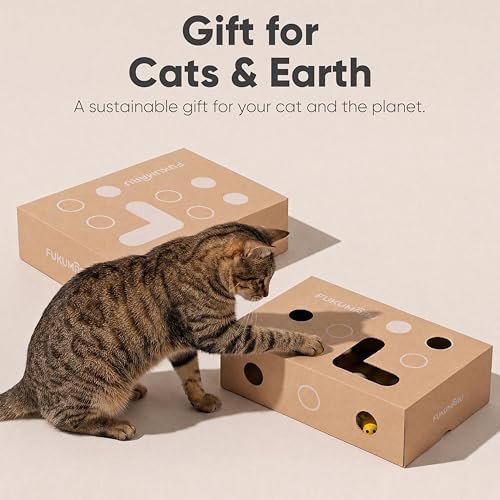 FUKUMARU Cat Scratcher 2 Packs, 25 Inch Cat Scratching Boards, L Shaped Pad - Image 6