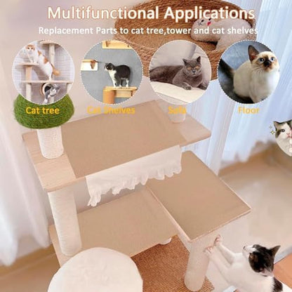 Cat Scratch Couch Furniture Protector, Beige, 15.7"X39.4" - Image 6