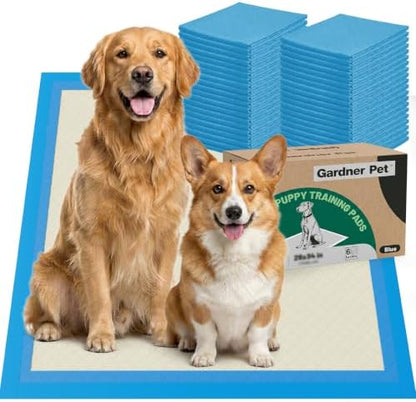 Ultra Thick Pet Pads, XL 28"x34", All Edge-Wrapped, Max Absorbency Pad by GardnerPet