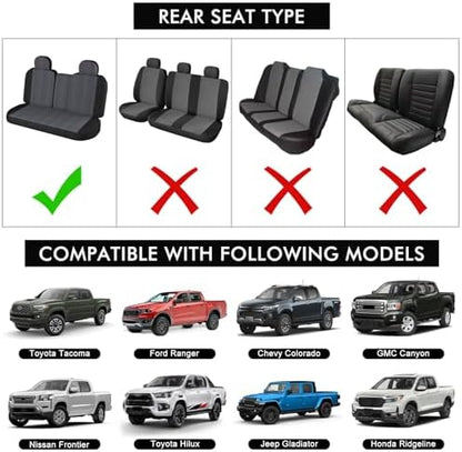 Dog Car Seat Cover Replce for Toyota Tacoma/Ford Ranger/Chevy Colorado - Image 5