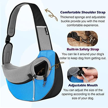 Pawaboo Pet Sling Carrier for Small Dogs Cats - Image 5