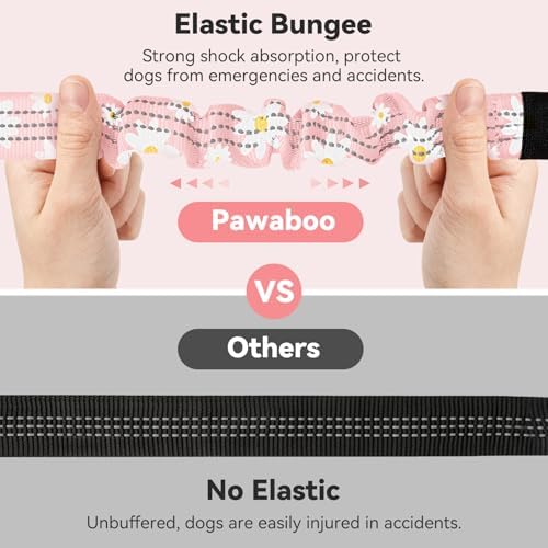 Pawaboo 2Pack Dog Car Seatbelt, 3-in-1 Dog Tether with Buckle & Hook Latch - Image 5