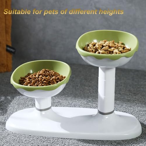 Elevated Cat Bowls, Raised Cat Dishes for Food and Water, Pet Food Bowls - Image 4
