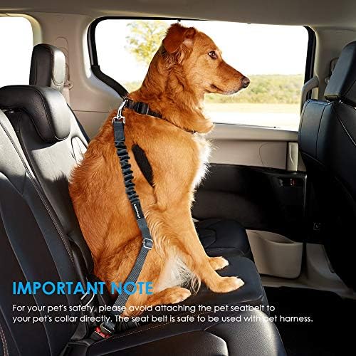 URPOWER Retractable Dog Seat Belt, Adjustable Safety Belt, 2 Pack - Image 7