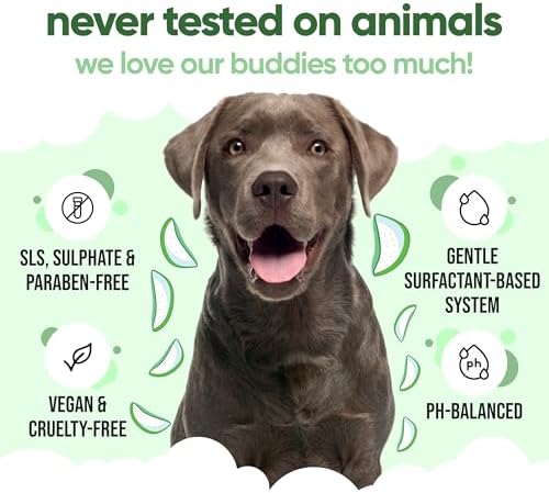 Shed Control Dog Shampoo by Buddycare | Aloe & Lemongrass Scented | with Aloe Vera and Pro Vitamin B5 (33.8oz) - Image 5