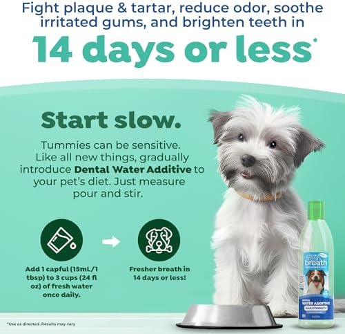 TropiClean Fresh Breath Max Strenth Dog Teeth Cleaning Water Additive, 16oz - Image 3