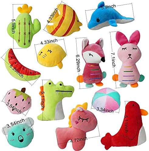 27 Pack Puppy Squeaky Toy Cute Bulk Plush for Small Dogs - Image 6