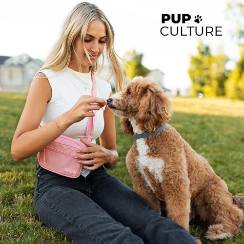 Pup Culture Dog Treat Pouch with Poop Bag Dispenser and Removable Treat Pouch | Cross Body Dog Walking Bag | The Perfect Puppy Training Tool and Even Better Gift - Image 2