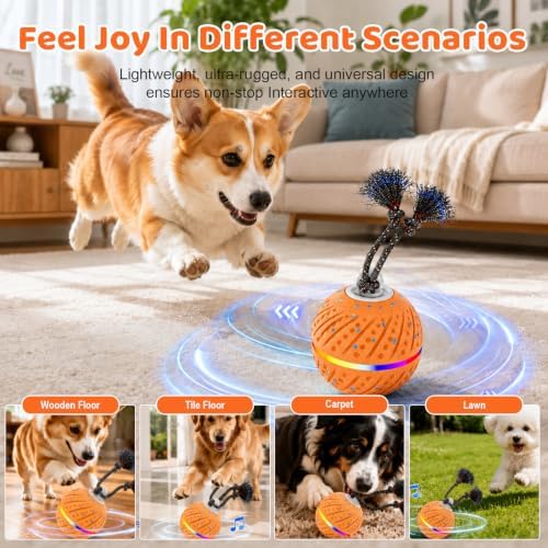 Smart Interactive Dog Toys Ball for Aggressive Chewers Medium Large,E-TPU - Image 4