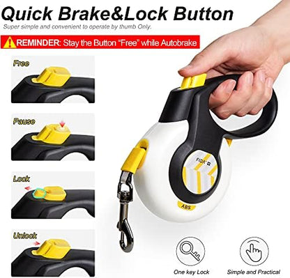 Fida AutoBrake Heavy Duty Retractable Dog Leash, 16 ft, for Dogs that Pull - Image 4