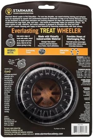 Starmark Everlasting Treat Wheeler Dog Toy Large - Image 3