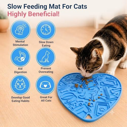 Interactive Cat Puzzle Feeder & Dog Enrichment Toy, Slow Feeder for Indoor Cats, Kittens, Puppies & Small Dogs, Treat Dispensing Food Puzzle to Encourage Foraging, Mental Stimulation & Reduce Boredom - Image 2