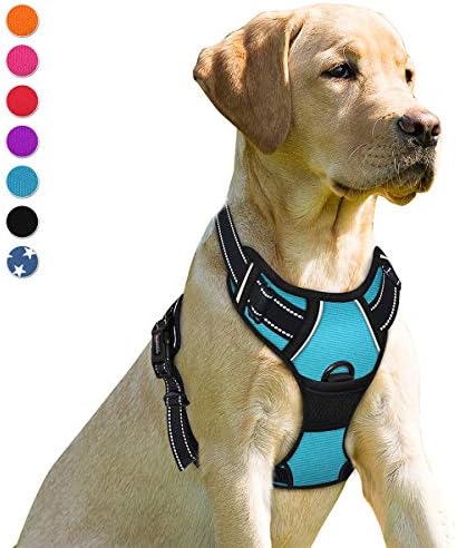 BARKBAY Dog Harness No Pull for Large Dogs Front Back Clips,Dog Vest by BARKBAY