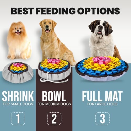 PET ARENA Adjustable Snuffle Mat Dog Puzzle Toy for Slow Feeding - Image 2