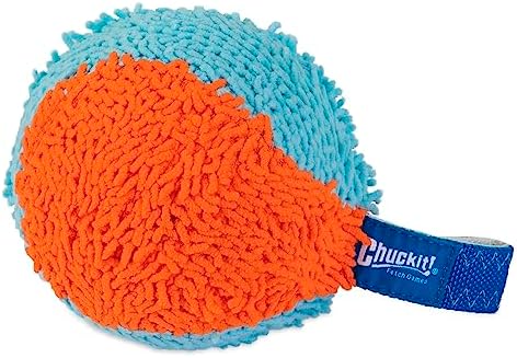 Chuckit! Indoor Fetch Shaker Dog Toy, 7.75in, Orange and Blue - Image 6