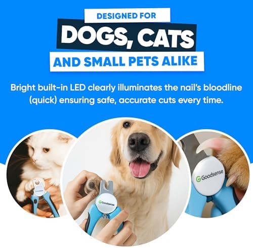 Dog Nail Clippers with LED Light – Safety Guard, Sharp Blades, Nail File Included – for Dogs, Cats & Small Pets - Image 3