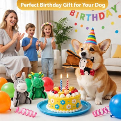 Drmstow 3-Pack Squeaky Plush Dog Toys for Small and Medium Dogs - Image 6