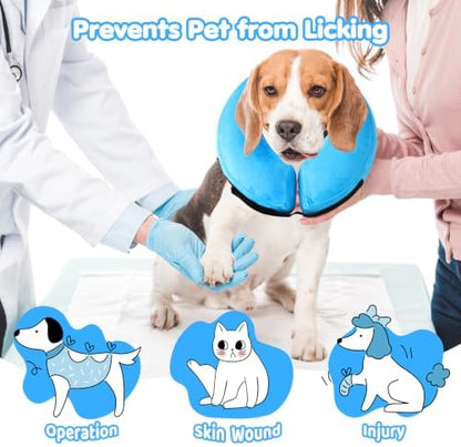 Grand Line Inflatable Dog Cone Collar, Soft Pet Recovery After Surgery (M) - Image 2