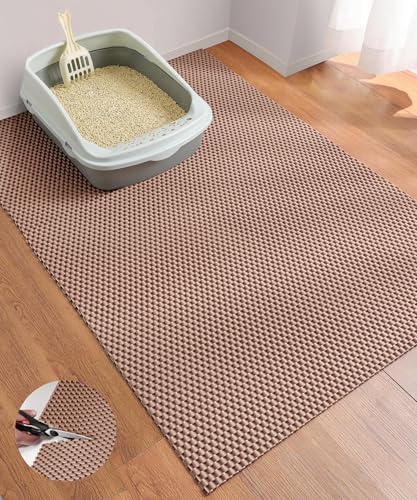 Cooyes Cat Litter Mat - Cut to Fit Any Place, 40"x28" Litter Trapping Mat by Cooyes