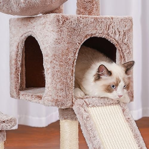 Hey-brother Cat Tree Tower with Large Bed, Hammocks, Scratcher, MPJ006SMU - Image 6