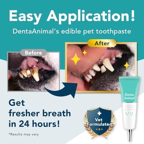 DentaAnimal No Brush Enzymatic Dog Toothpaste Vet Formulated 1.35 oz - Image 2