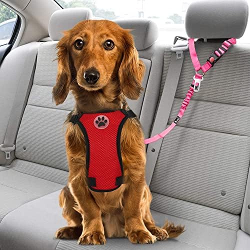 Lukovee Dog Car Seat Belt, 2 Pack, Headrest Restraint - Image 3